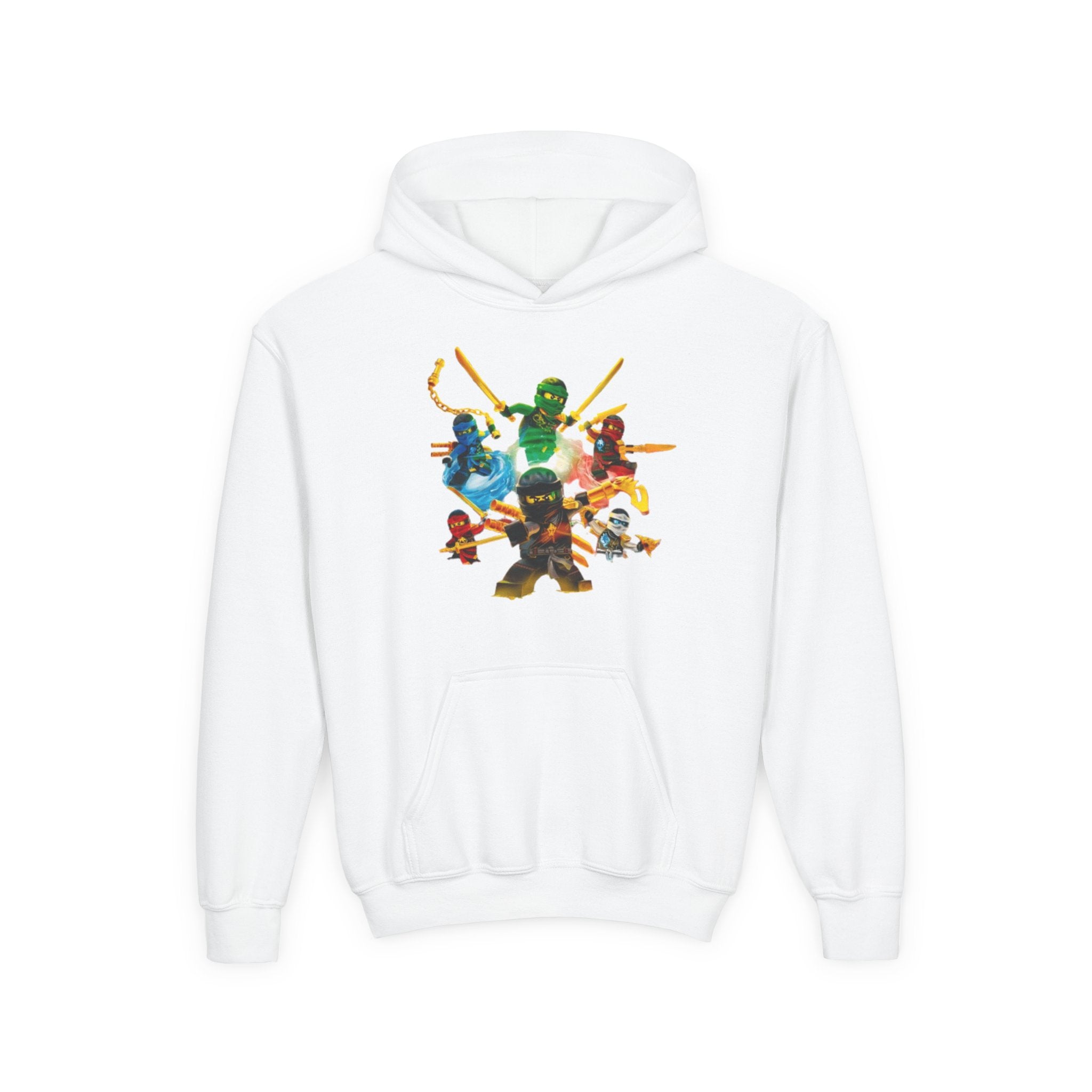 Ninjago Kids Hoodie - Ninja Warriors Graphic Sweatshirt Printify