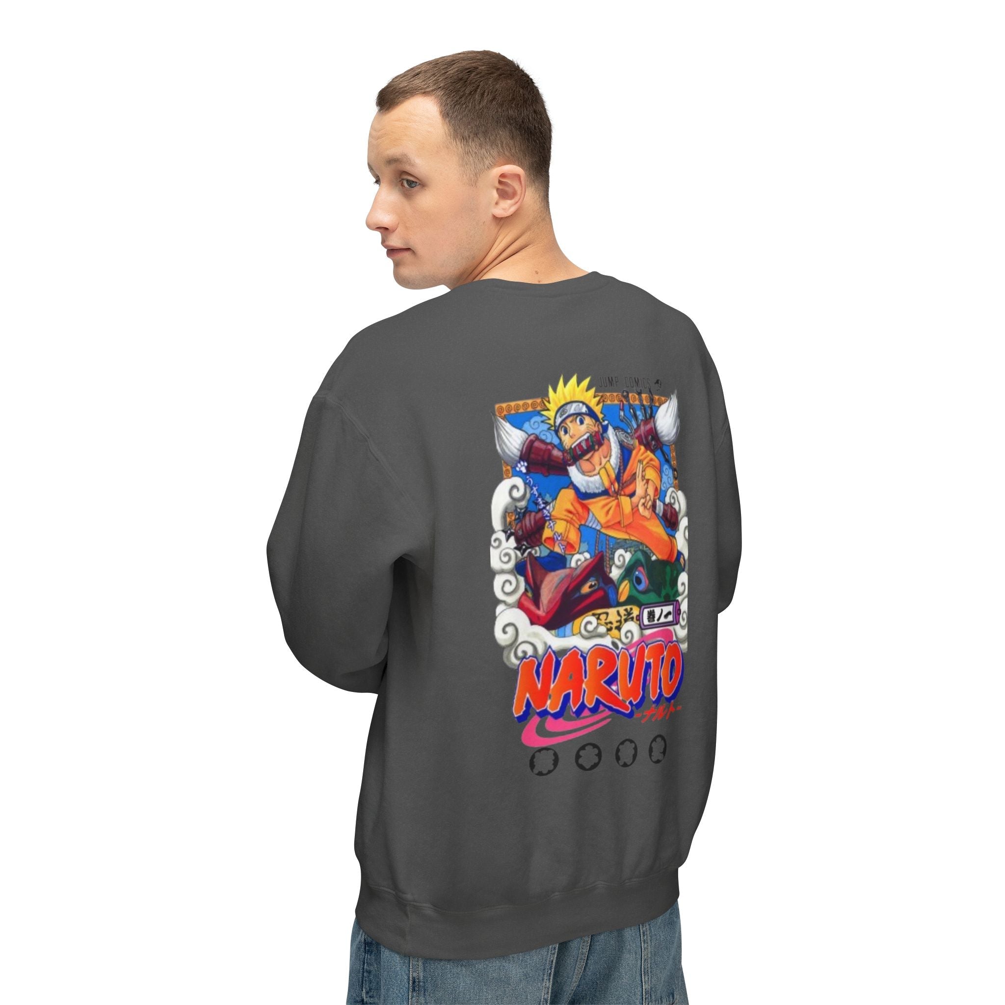 Naruto Anime Crewneck Sweatshirt - Naruto Graphic Pullover Printify