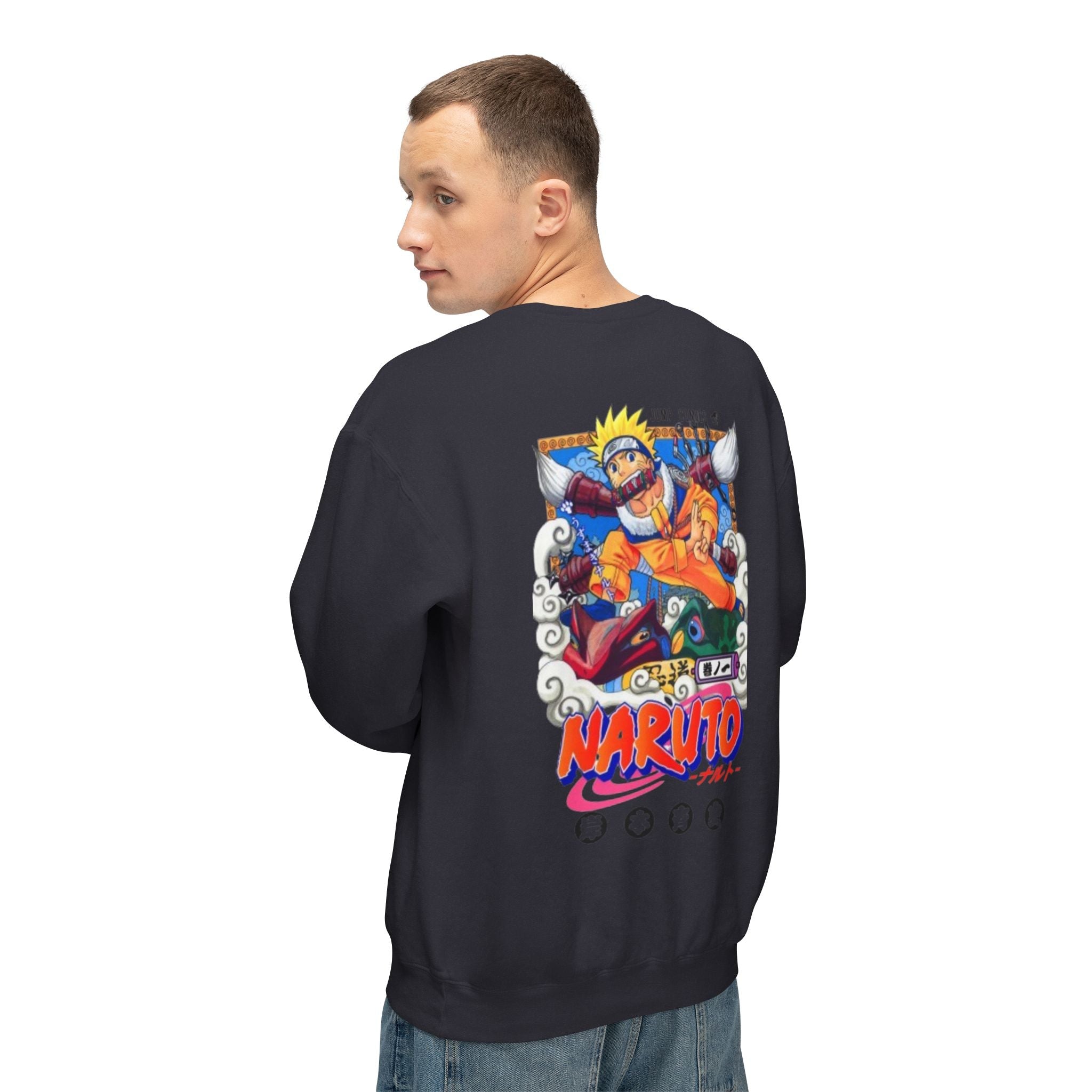 Naruto Anime Crewneck Sweatshirt - Naruto Graphic Pullover Printify