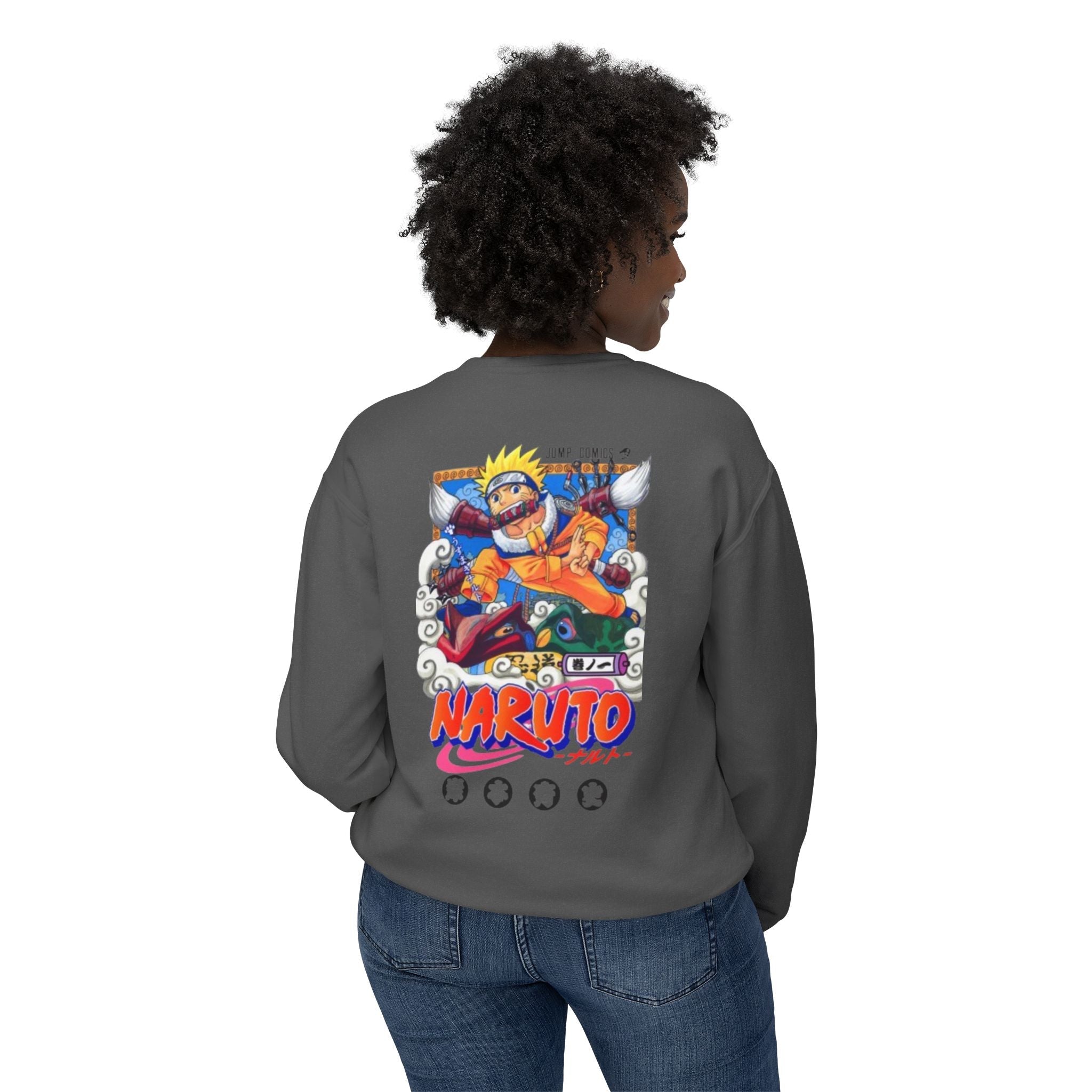 Naruto Anime Crewneck Sweatshirt - Naruto Graphic Pullover Printify