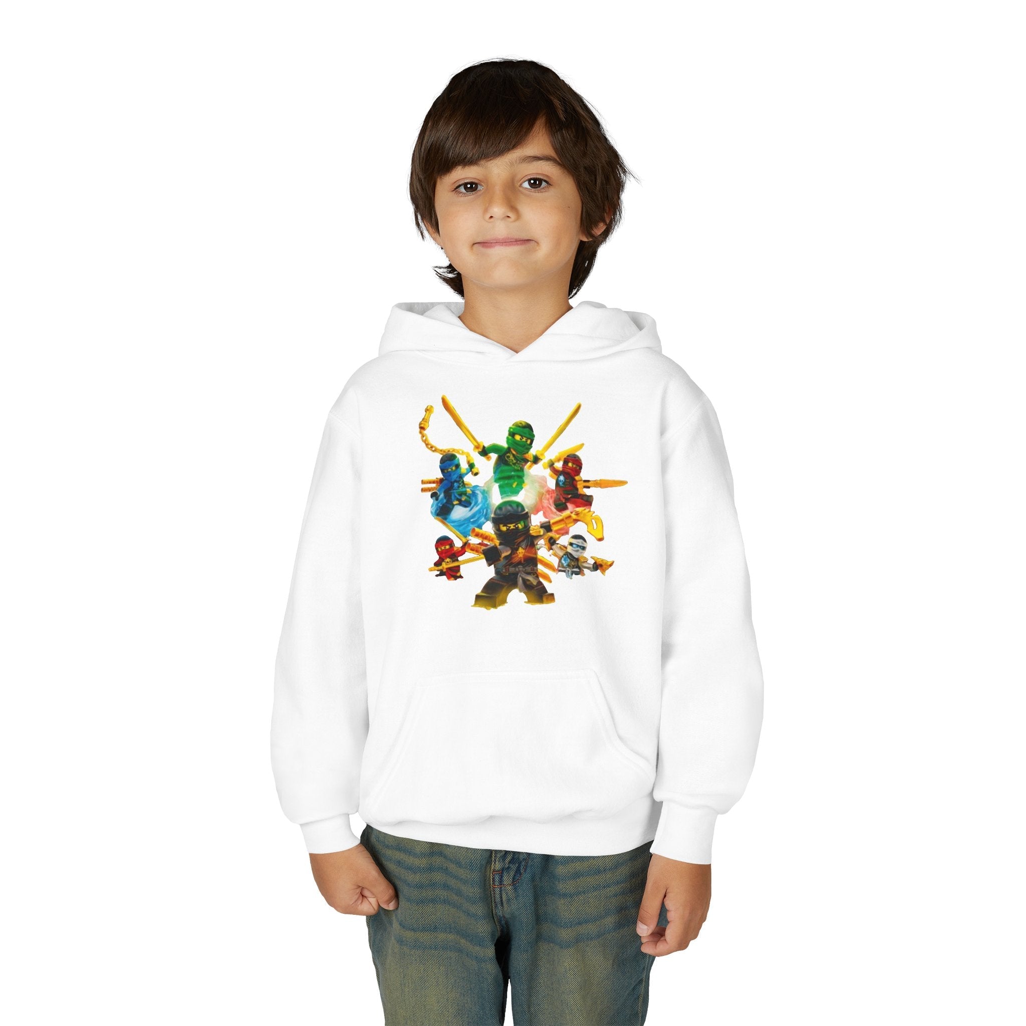 Ninjago Kids Hoodie - Ninja Warriors Graphic Sweatshirt Printify