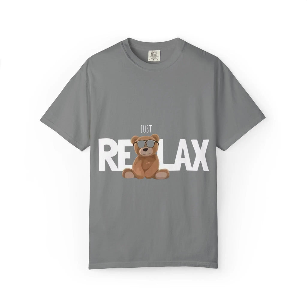 Relax Teddy T-Shirt — 'Just Relax' Printify