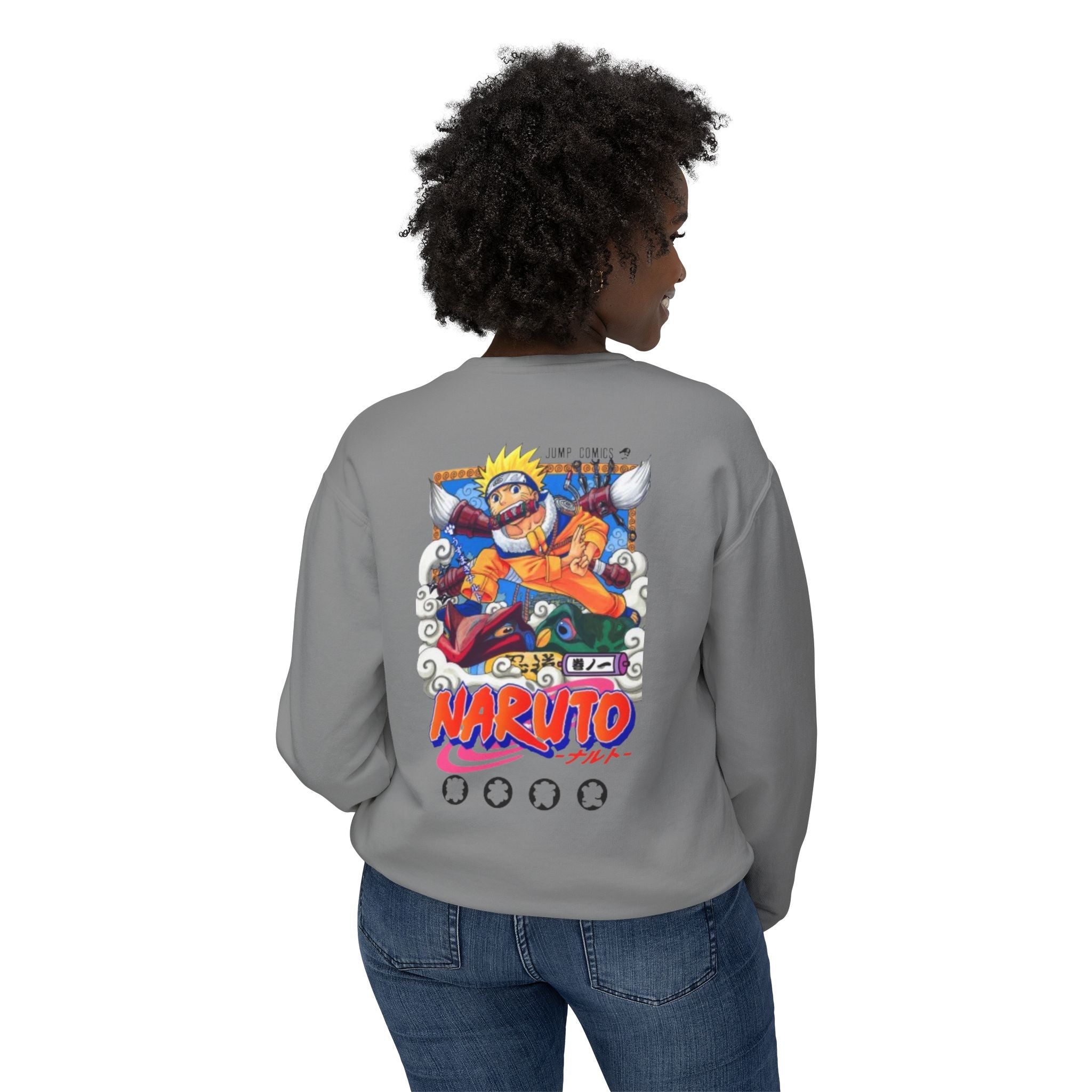 Naruto Anime Crewneck Sweatshirt - Naruto Graphic Pullover Printify