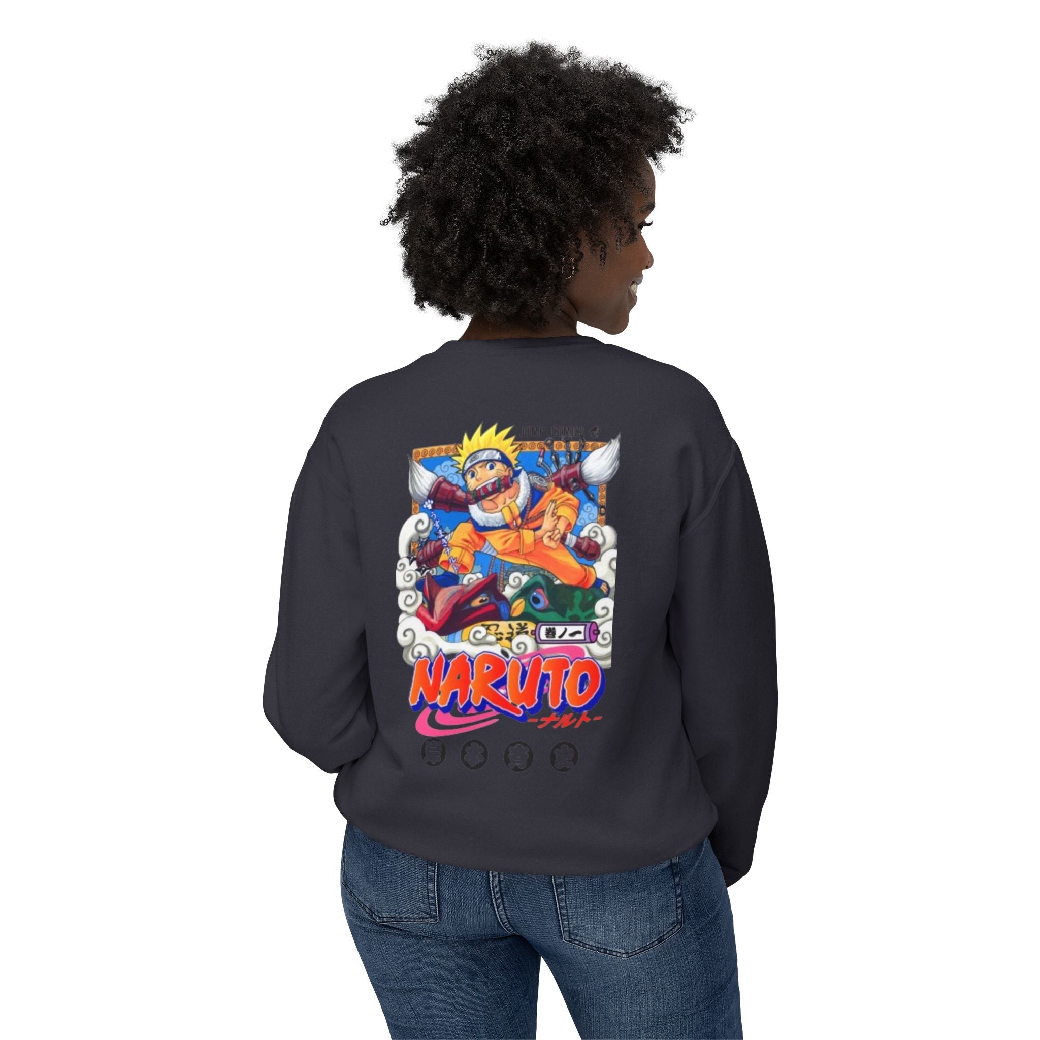 Naruto Anime Crewneck Sweatshirt - Naruto Graphic Pullover Printify
