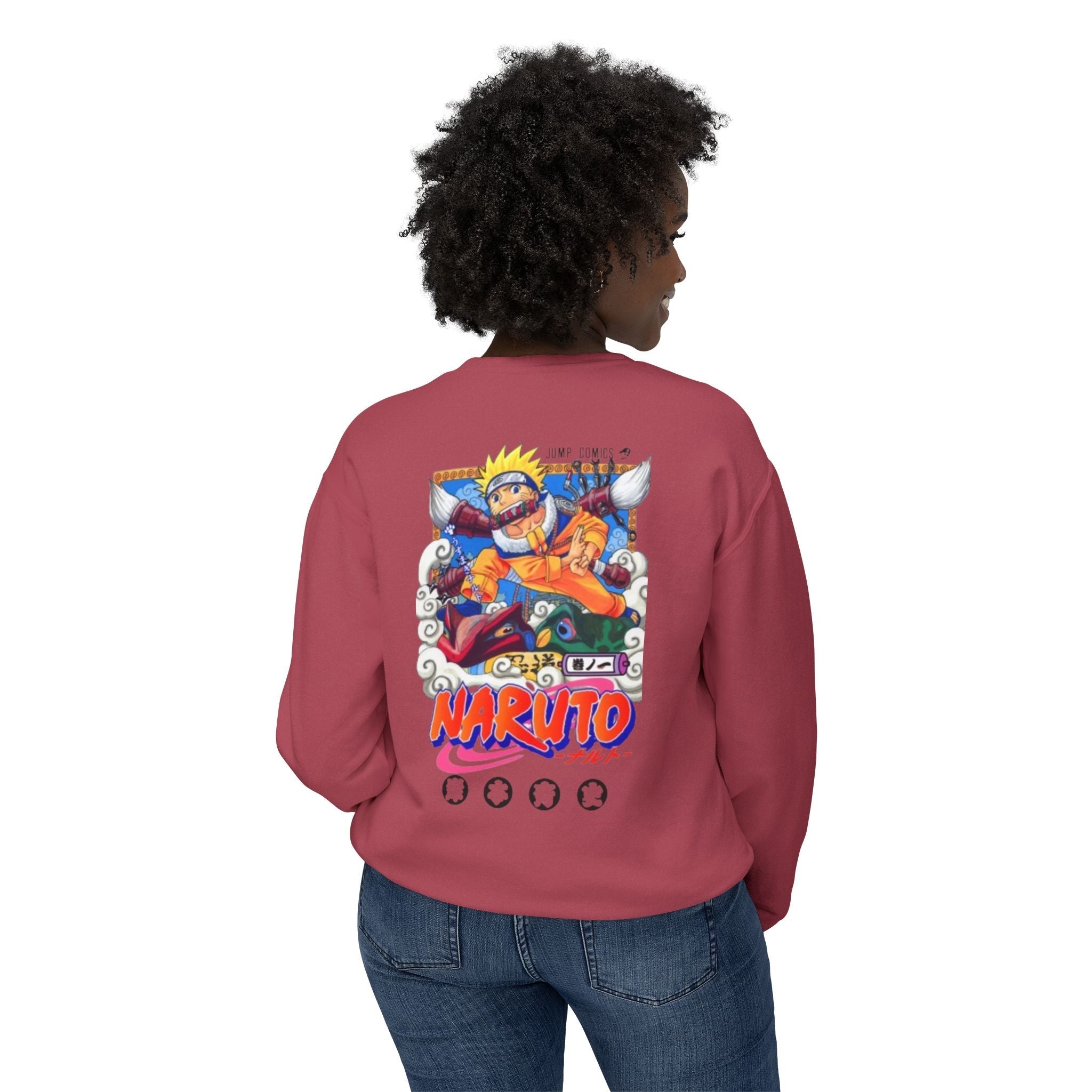 Naruto Anime Crewneck Sweatshirt - Naruto Graphic Pullover Printify