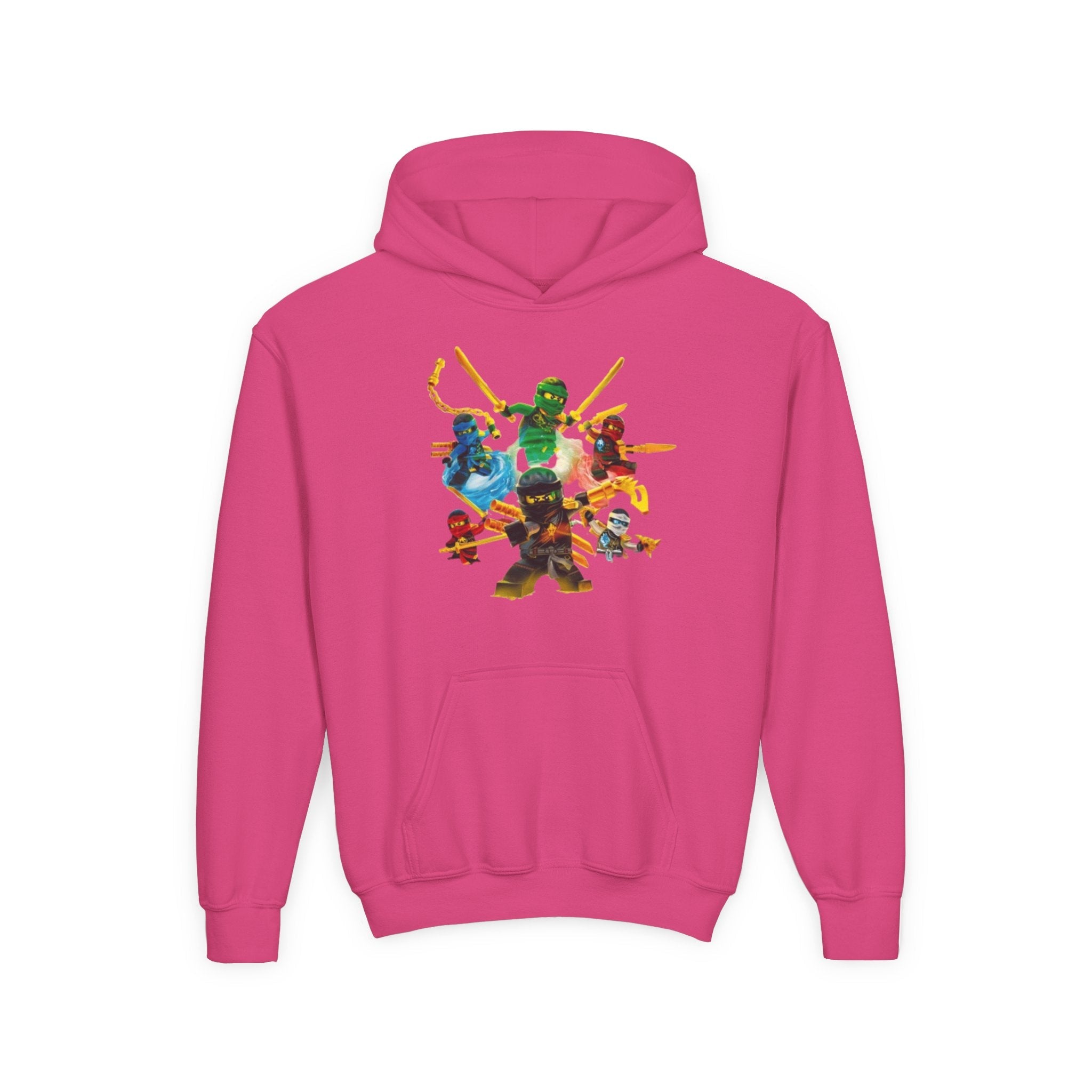 Ninjago Kids Hoodie - Ninja Warriors Graphic Sweatshirt Printify