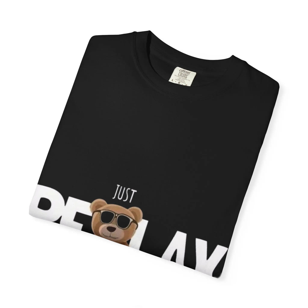 Relax Teddy T-Shirt — 'Just Relax' Printify