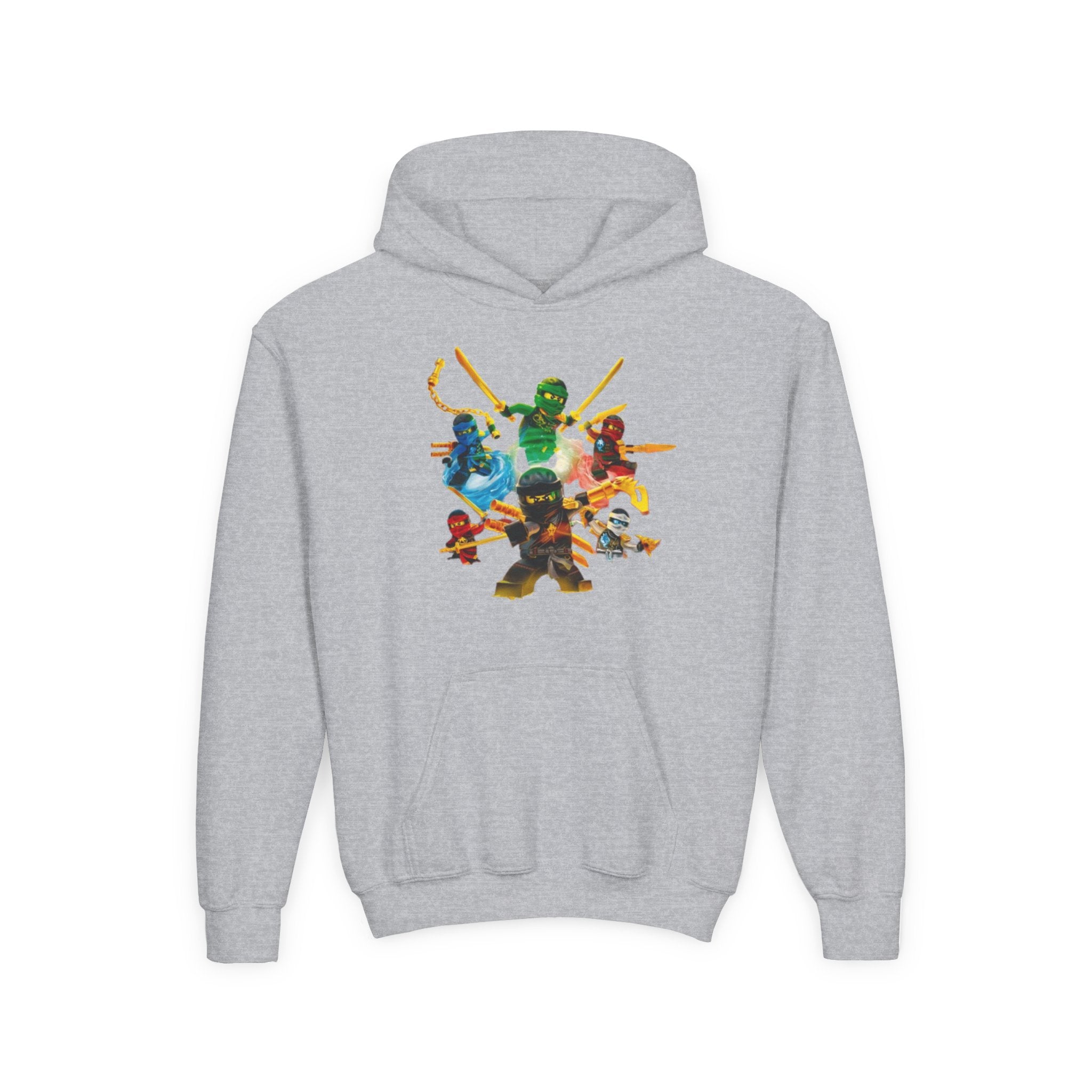 Ninjago Kids Hoodie - Ninja Warriors Graphic Sweatshirt Printify