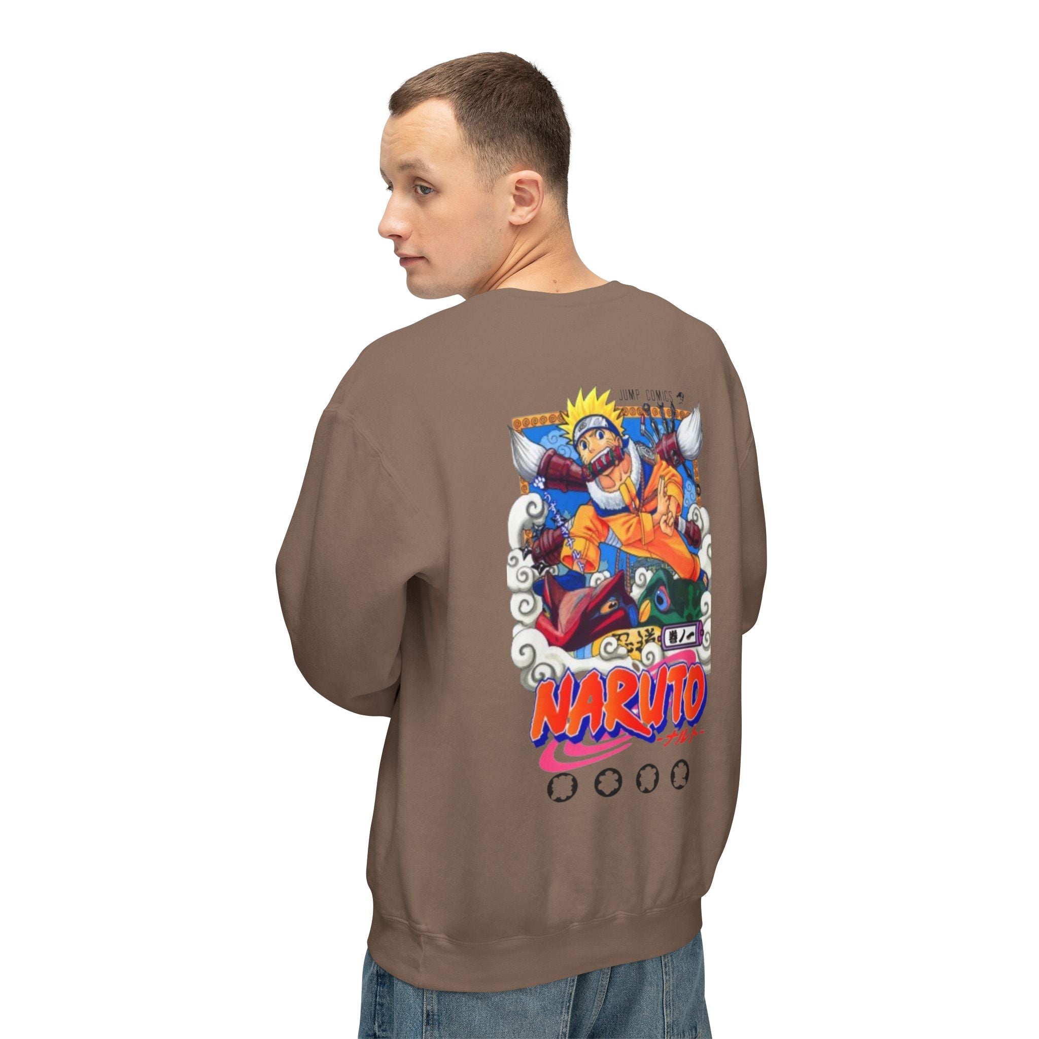 Naruto Anime Crewneck Sweatshirt - Naruto Graphic Pullover Printify