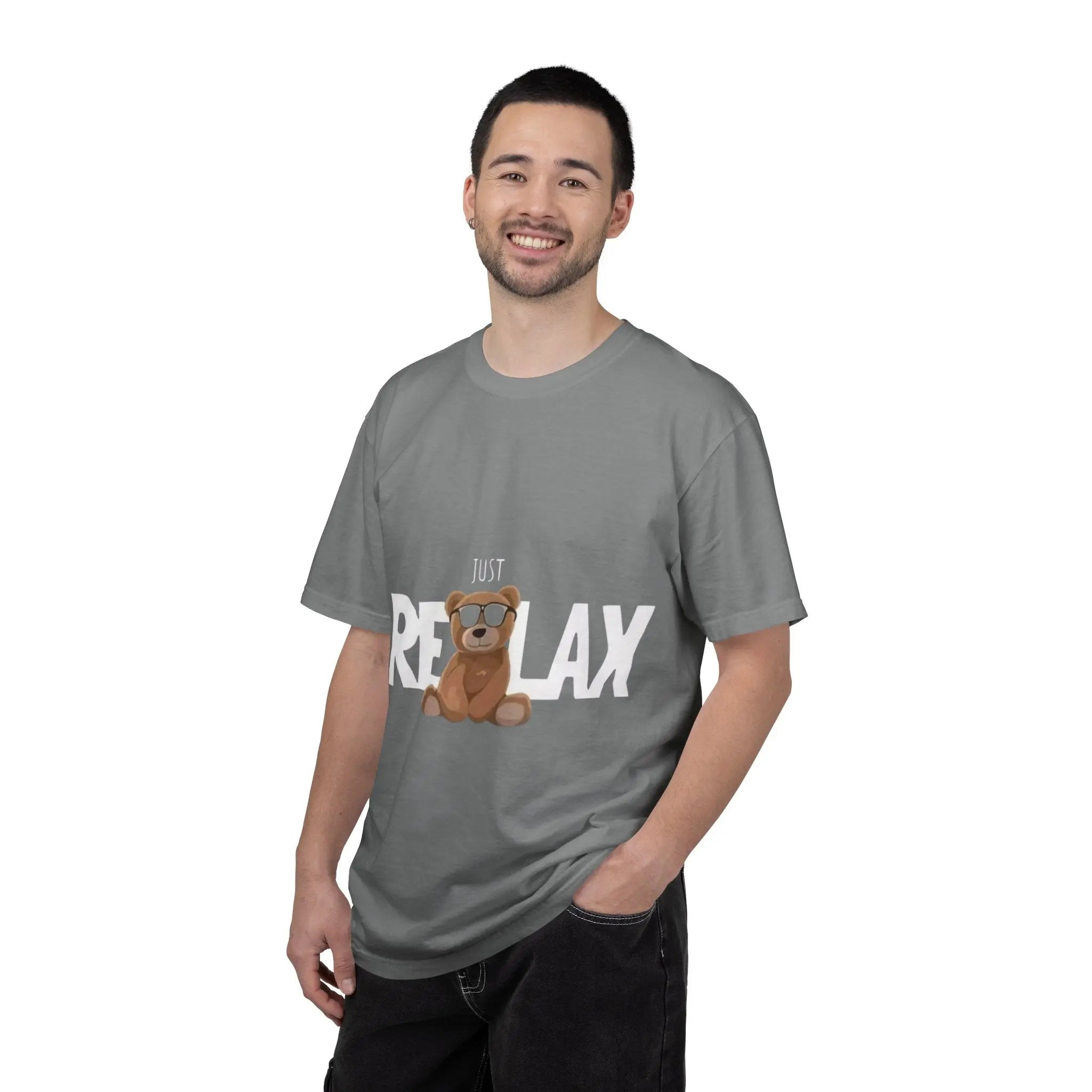 Relax Teddy T-Shirt — 'Just Relax' Printify