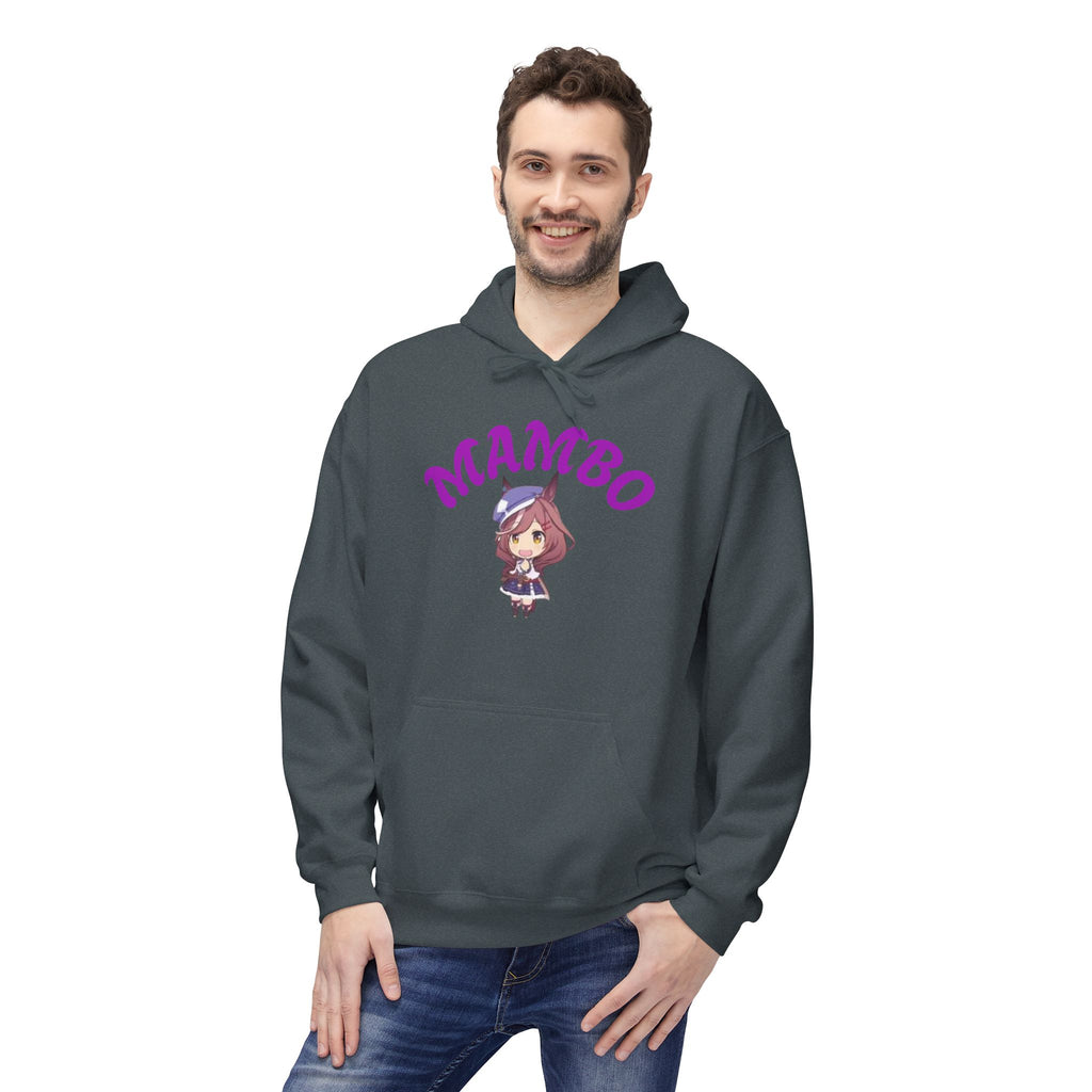 Mambo Dance Cute Character Hoodie – 'MAMBO' Graphic Pullover Printify