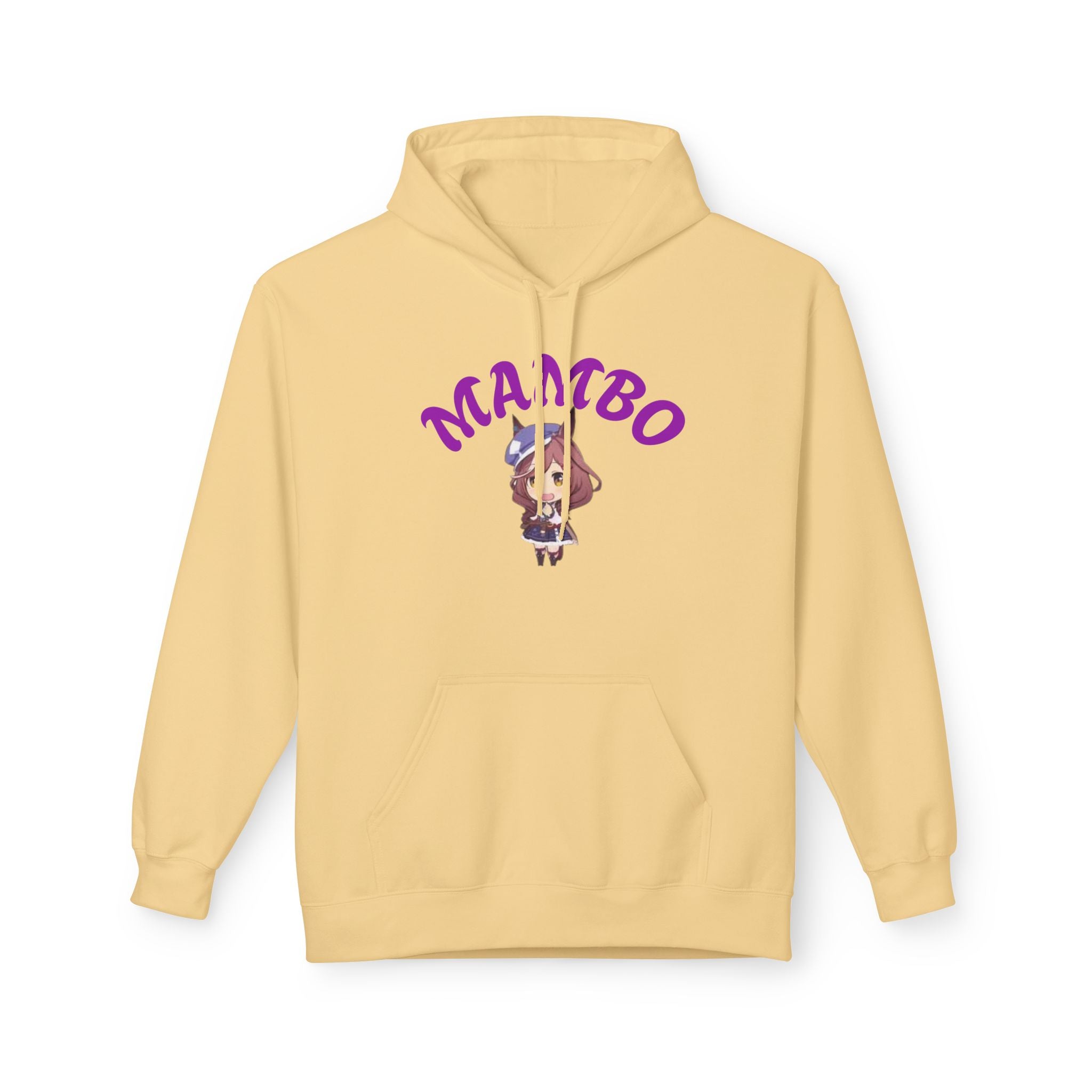 Mambo Dance Cute Character Hoodie – 'MAMBO' Graphic Pullover Printify