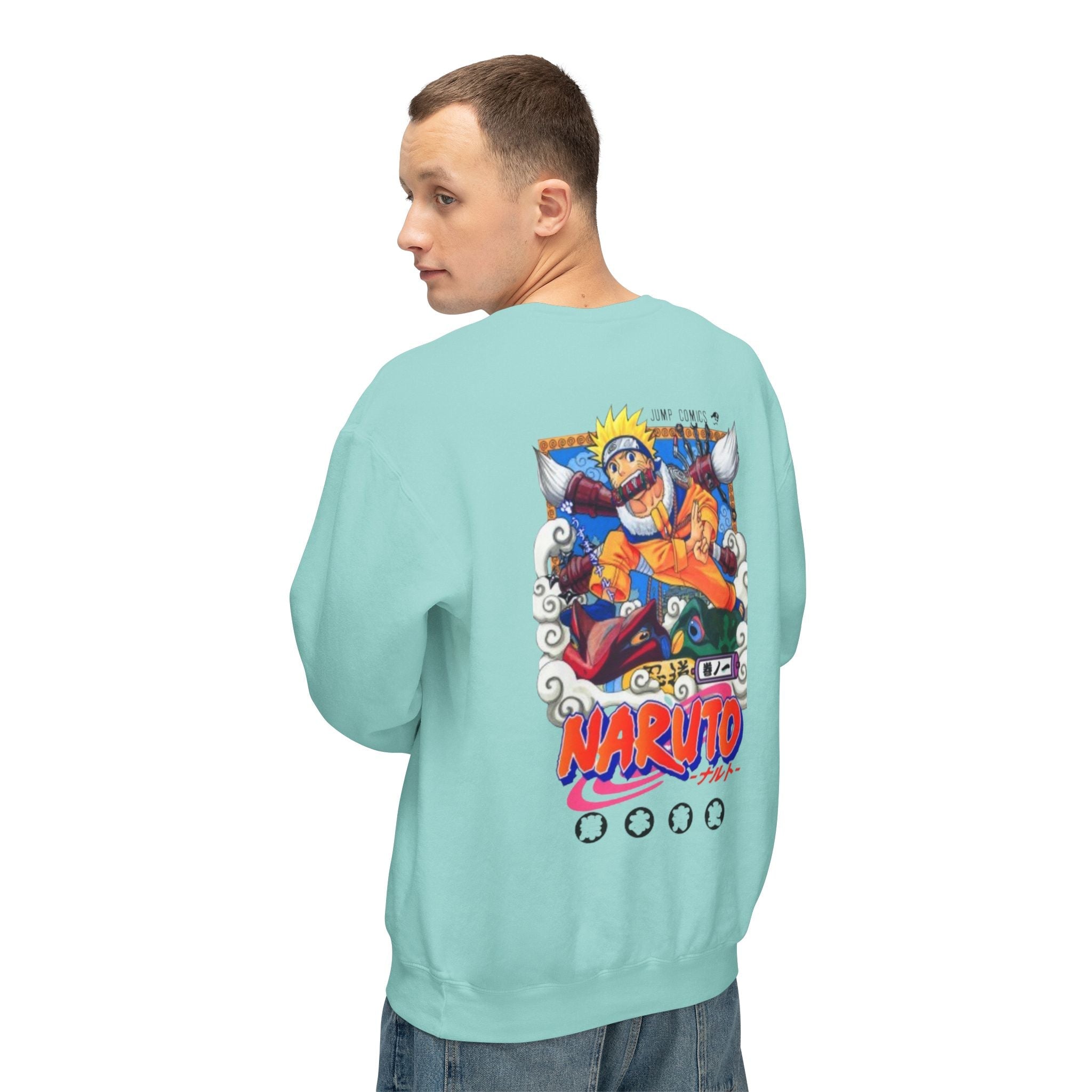 Naruto Anime Crewneck Sweatshirt - Naruto Graphic Pullover Printify