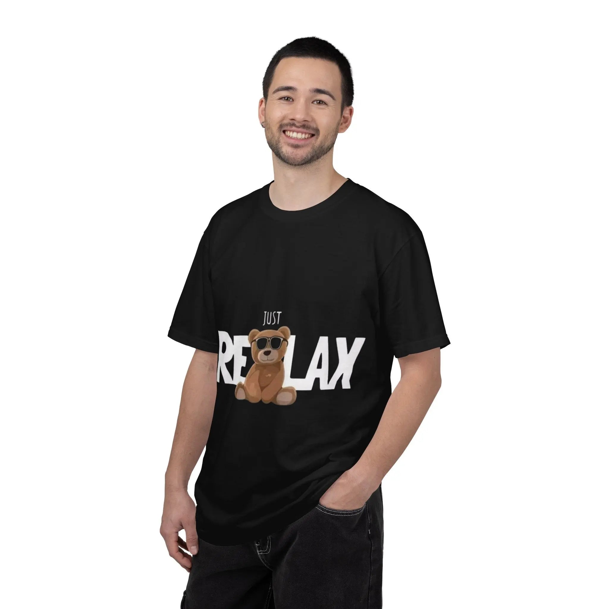 Relax Teddy T-Shirt — 'Just Relax' Printify
