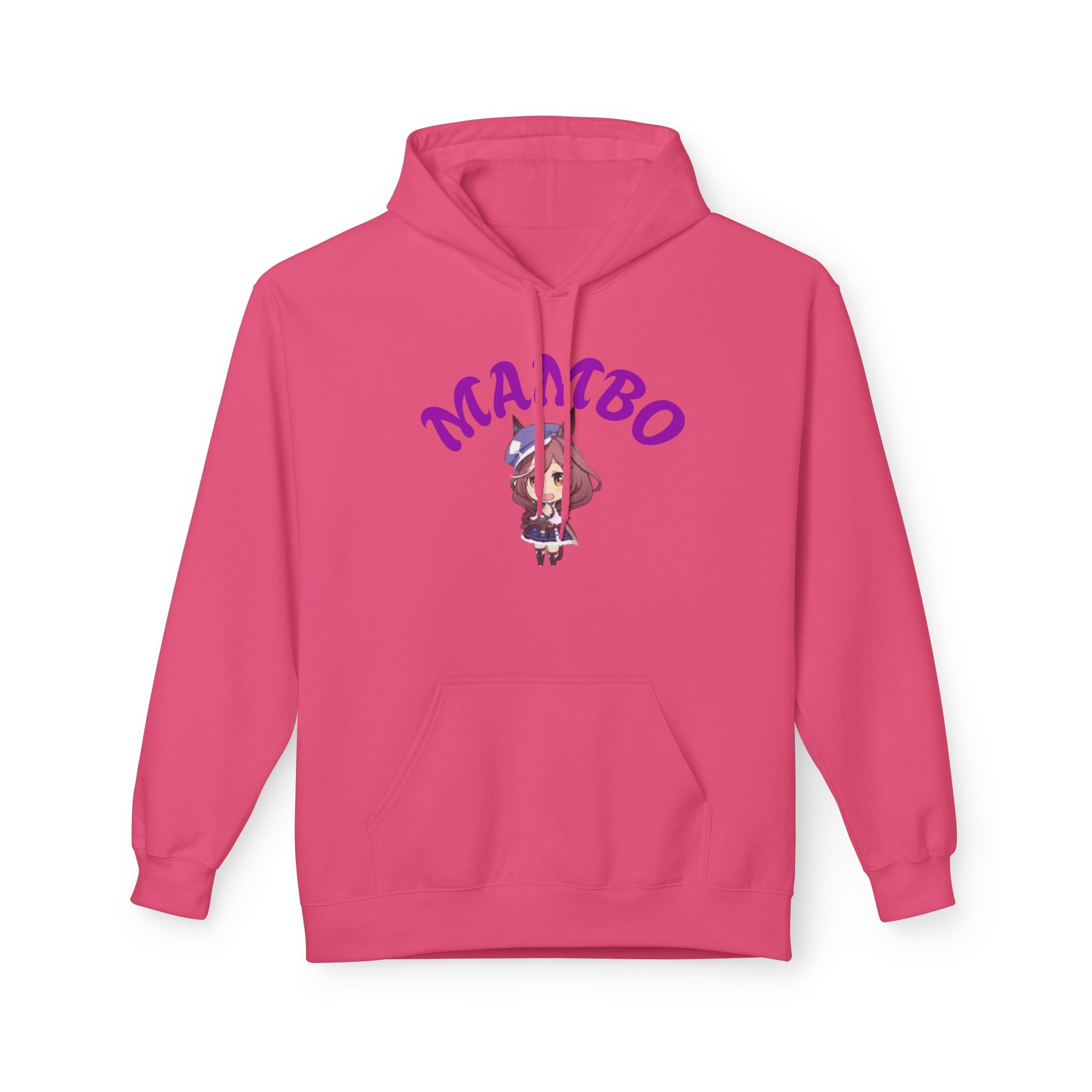 Mambo Dance Cute Character Hoodie – 'MAMBO' Graphic Pullover Printify