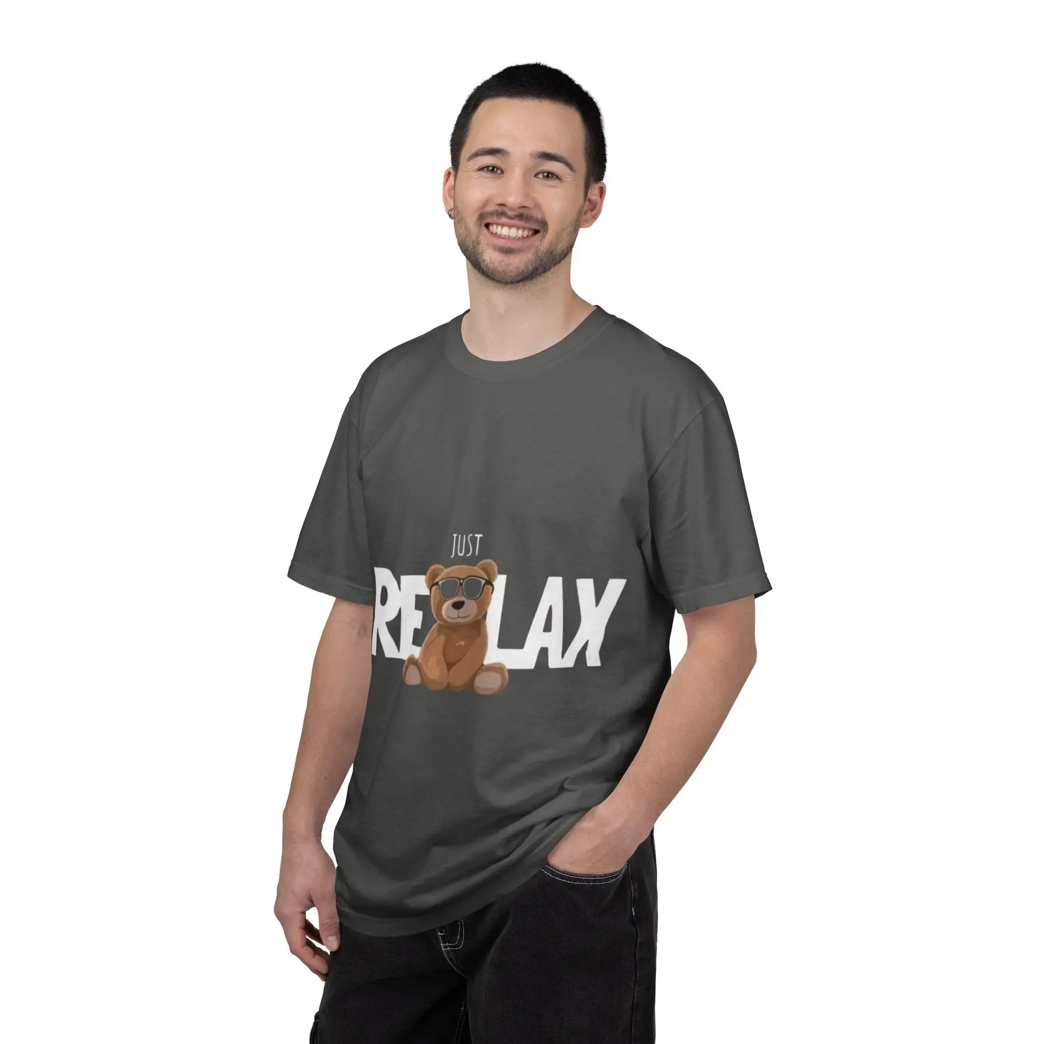 Relax Teddy T-Shirt — 'Just Relax' Printify