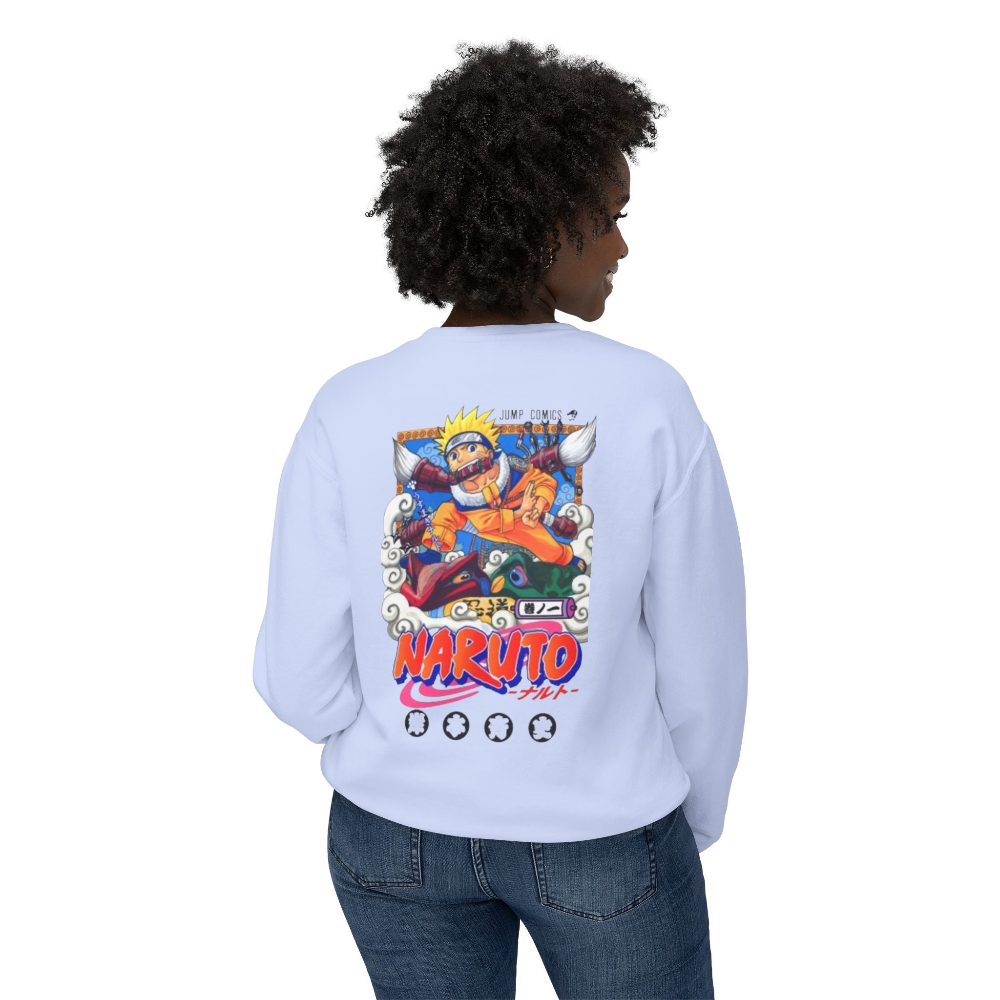 Naruto Anime Crewneck Sweatshirt - Naruto Graphic Pullover Printify