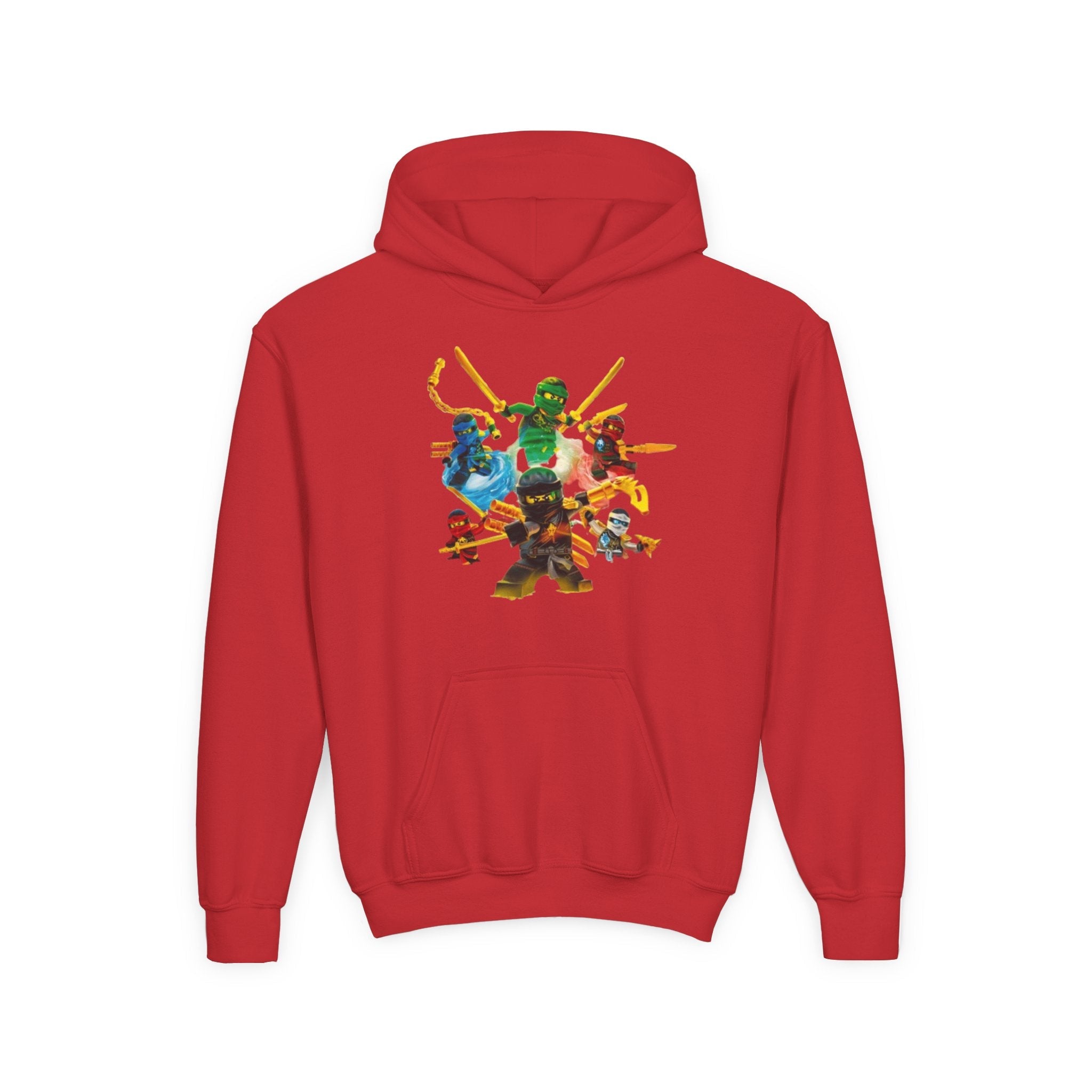 Ninjago Kids Hoodie - Ninja Warriors Graphic Sweatshirt Printify