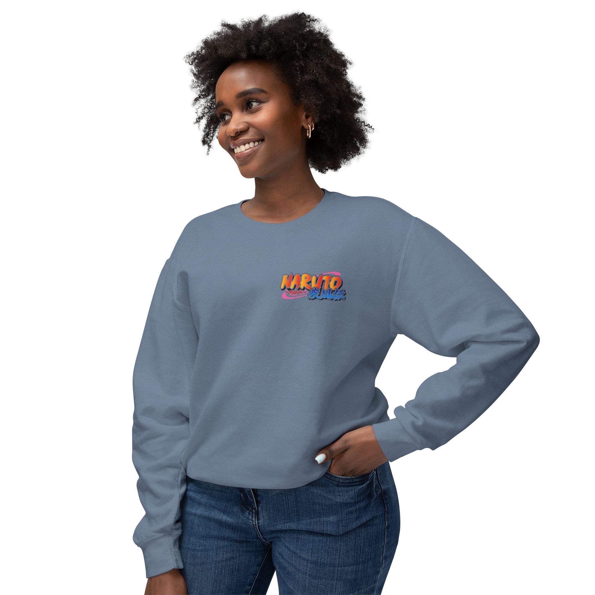 Naruto Anime Crewneck Sweatshirt - Naruto Graphic Pullover Printify