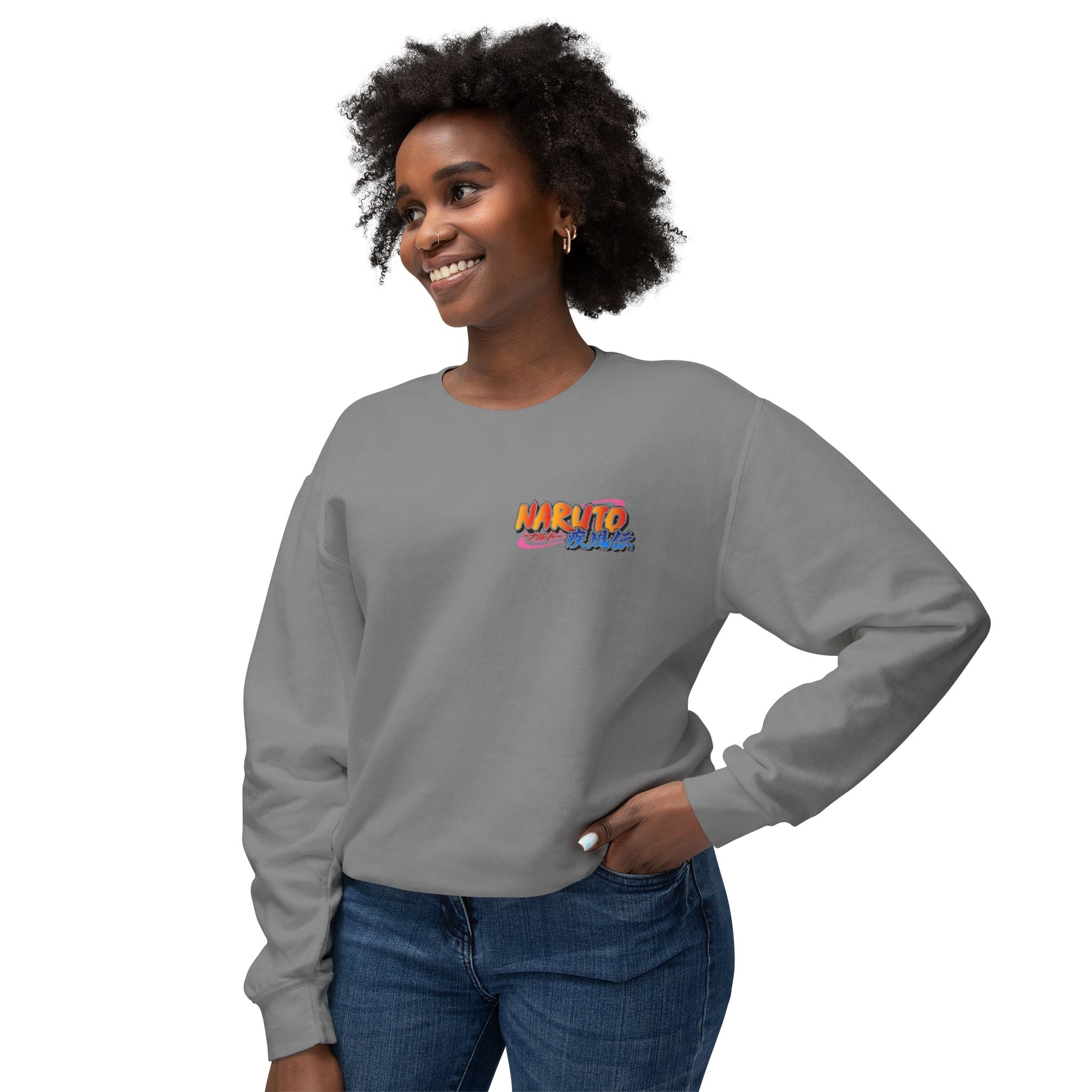 Naruto Anime Crewneck Sweatshirt - Naruto Graphic Pullover Printify