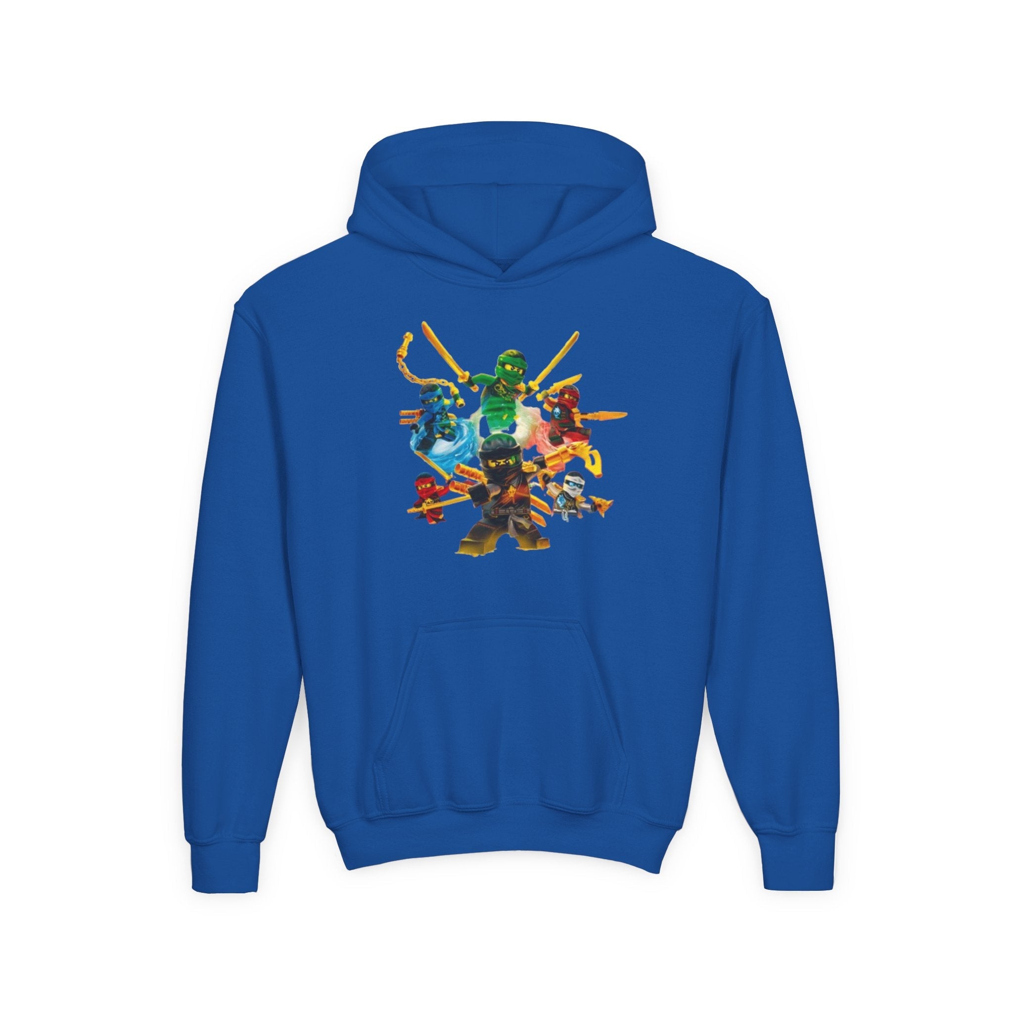 Ninjago Kids Hoodie - Ninja Warriors Graphic Sweatshirt Printify