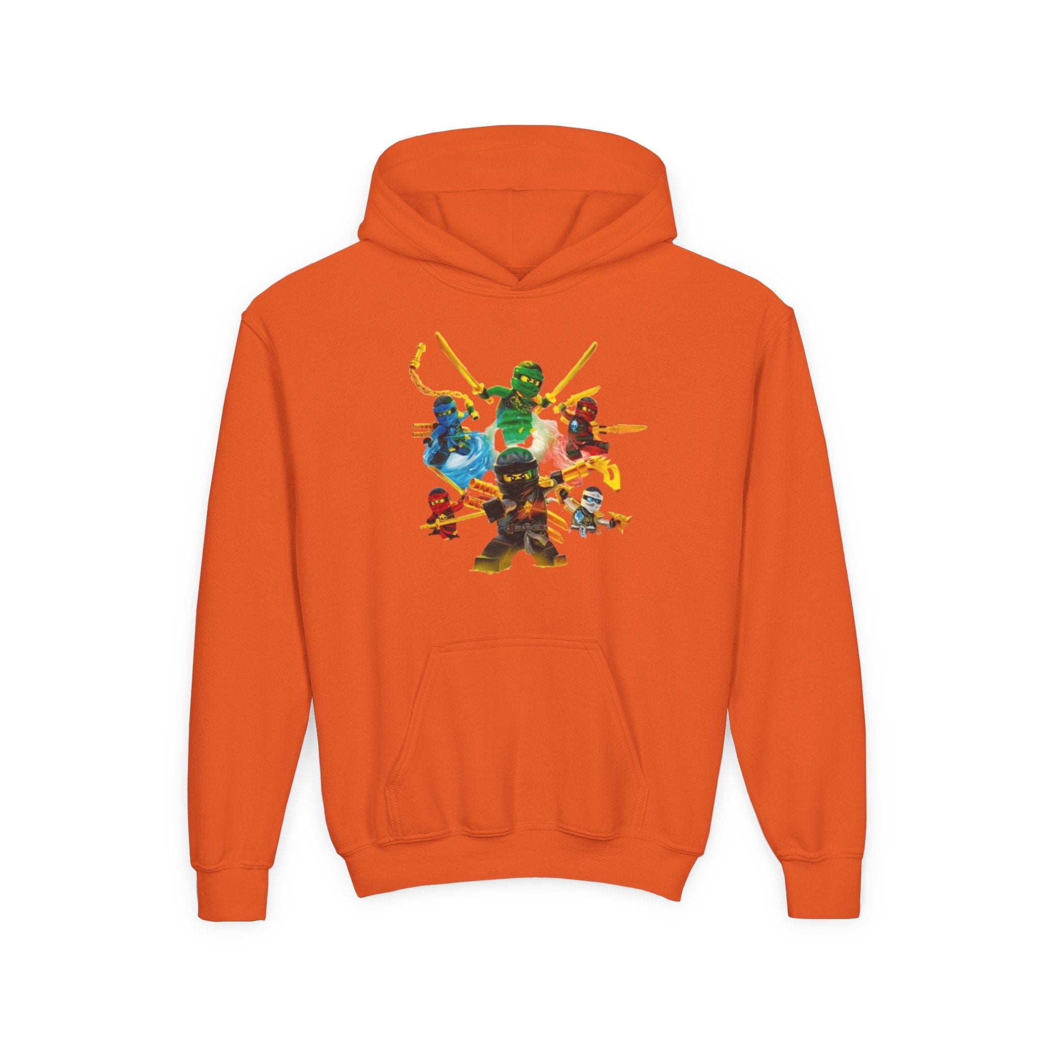 Ninjago Kids Hoodie - Ninja Warriors Graphic Sweatshirt Printify