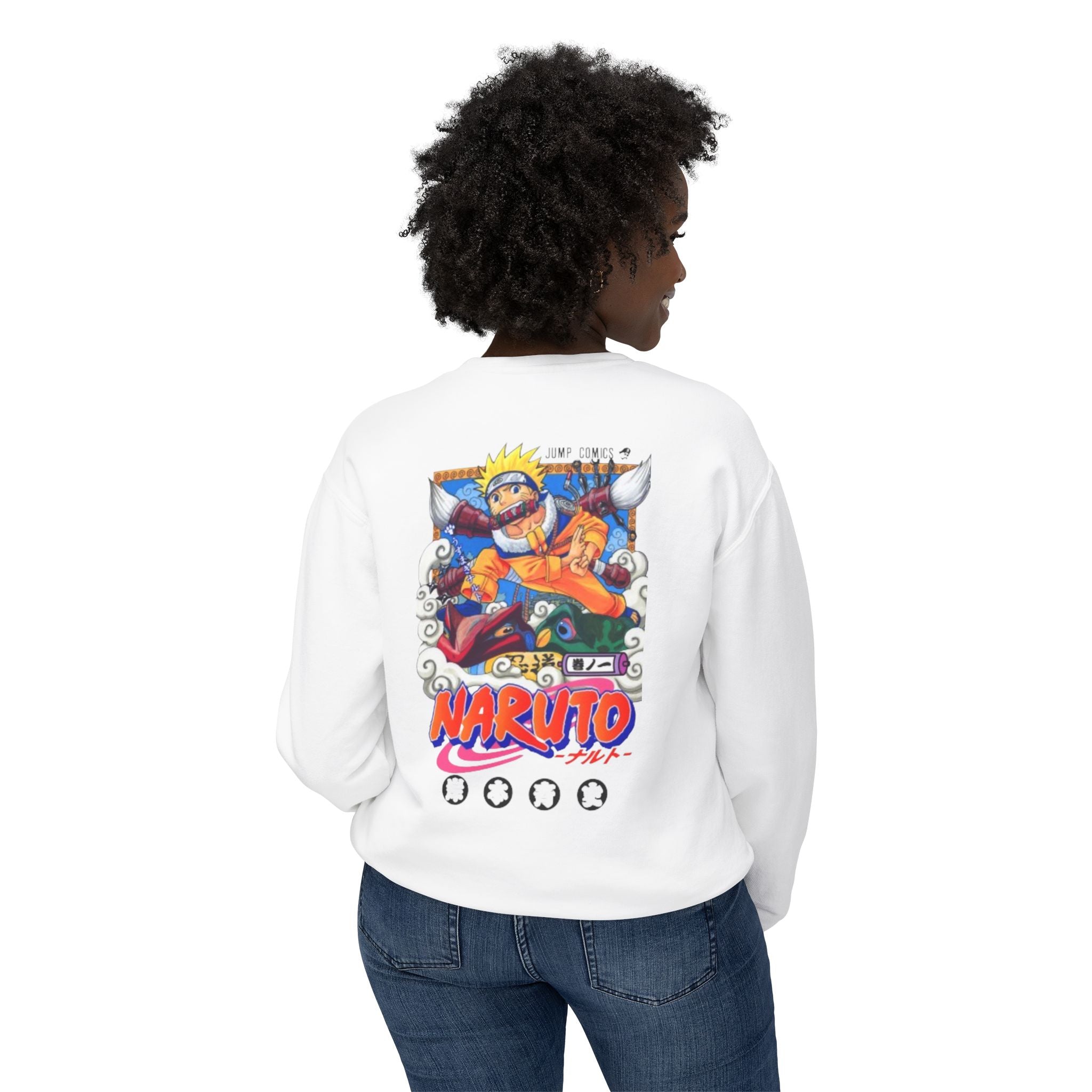 Naruto Anime Crewneck Sweatshirt - Naruto Graphic Pullover Printify