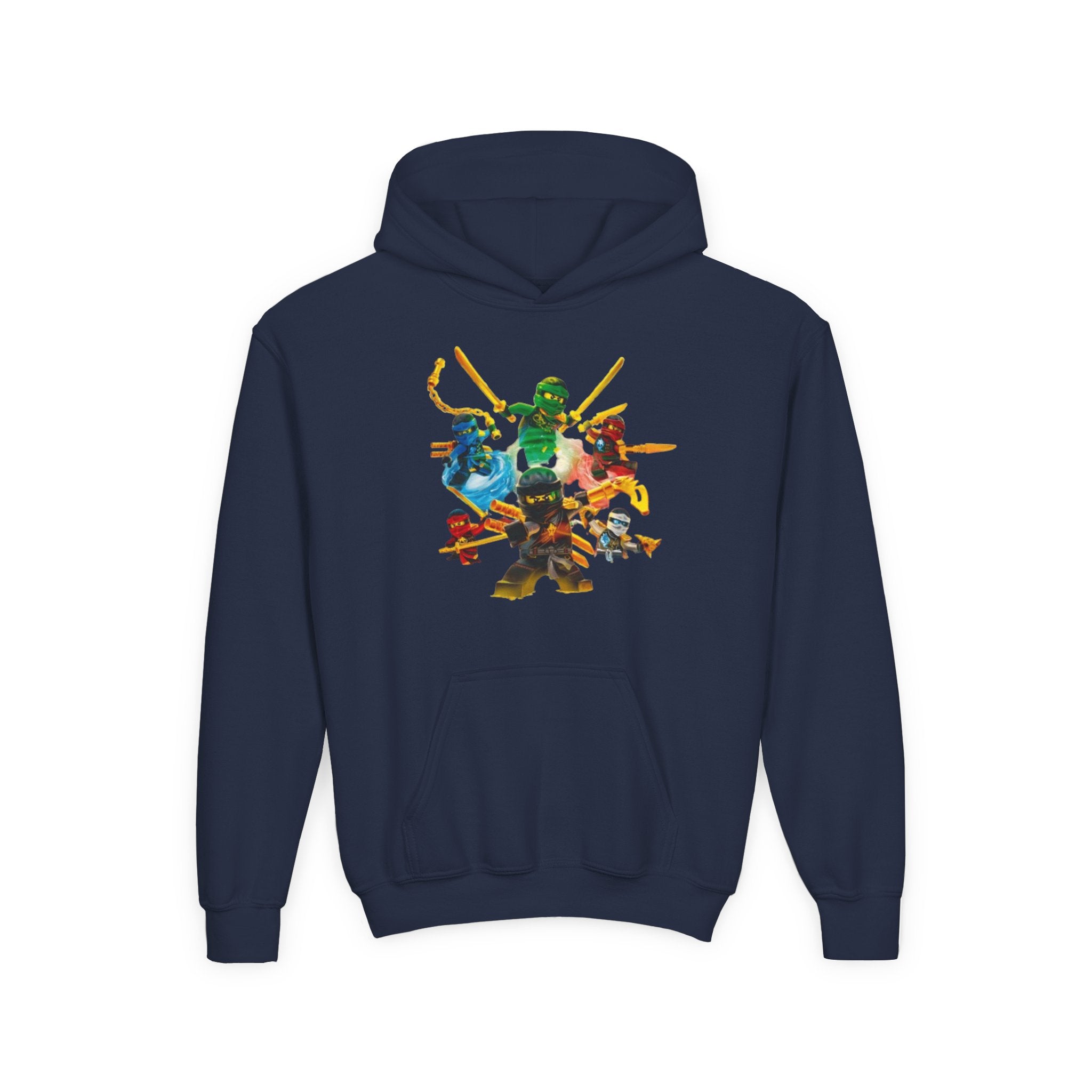 Ninjago Kids Hoodie - Ninja Warriors Graphic Sweatshirt Printify