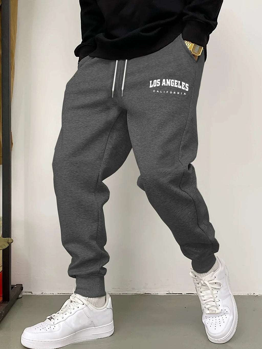 Mens Casual Sport Fleece Sweatpants Just design