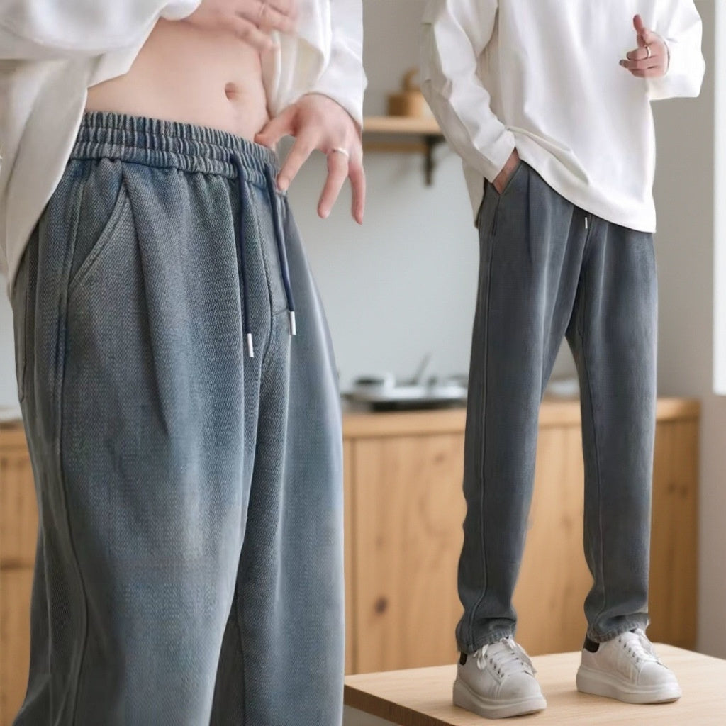 Mens Loose Versatile Retro-Style Spring Jeans Just design