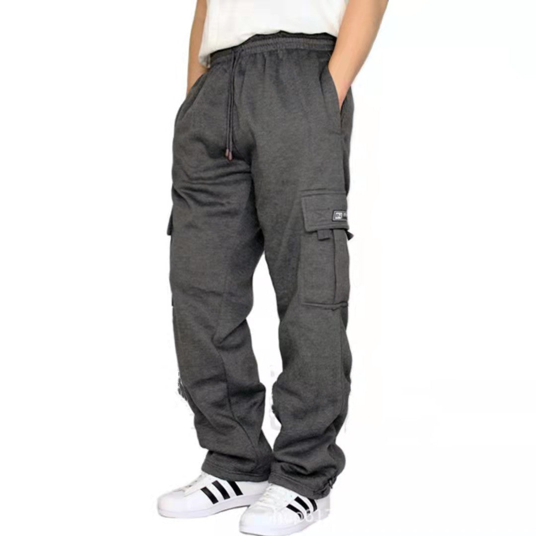 Men Pants Sweatpants Stretch Elastic Waist Jogger Sports Pants Drawstring Trousers Fashion Mens Clothing Just design